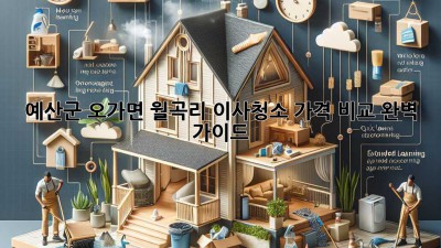 예산군 오가면 월곡리 이사청소 가격 비교 완벽 가이드